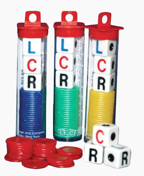 LCR Dice Game (Assorted Colors) - Einstein's Attic