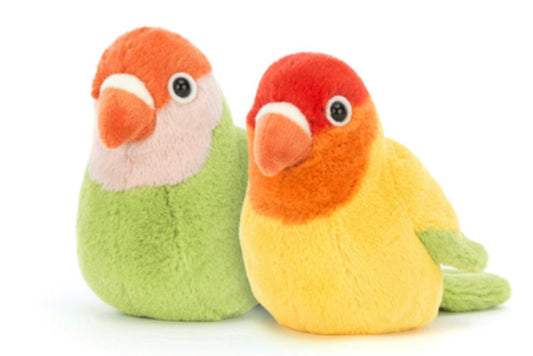 A Pair of Lovely Lovebirds Plush Toy