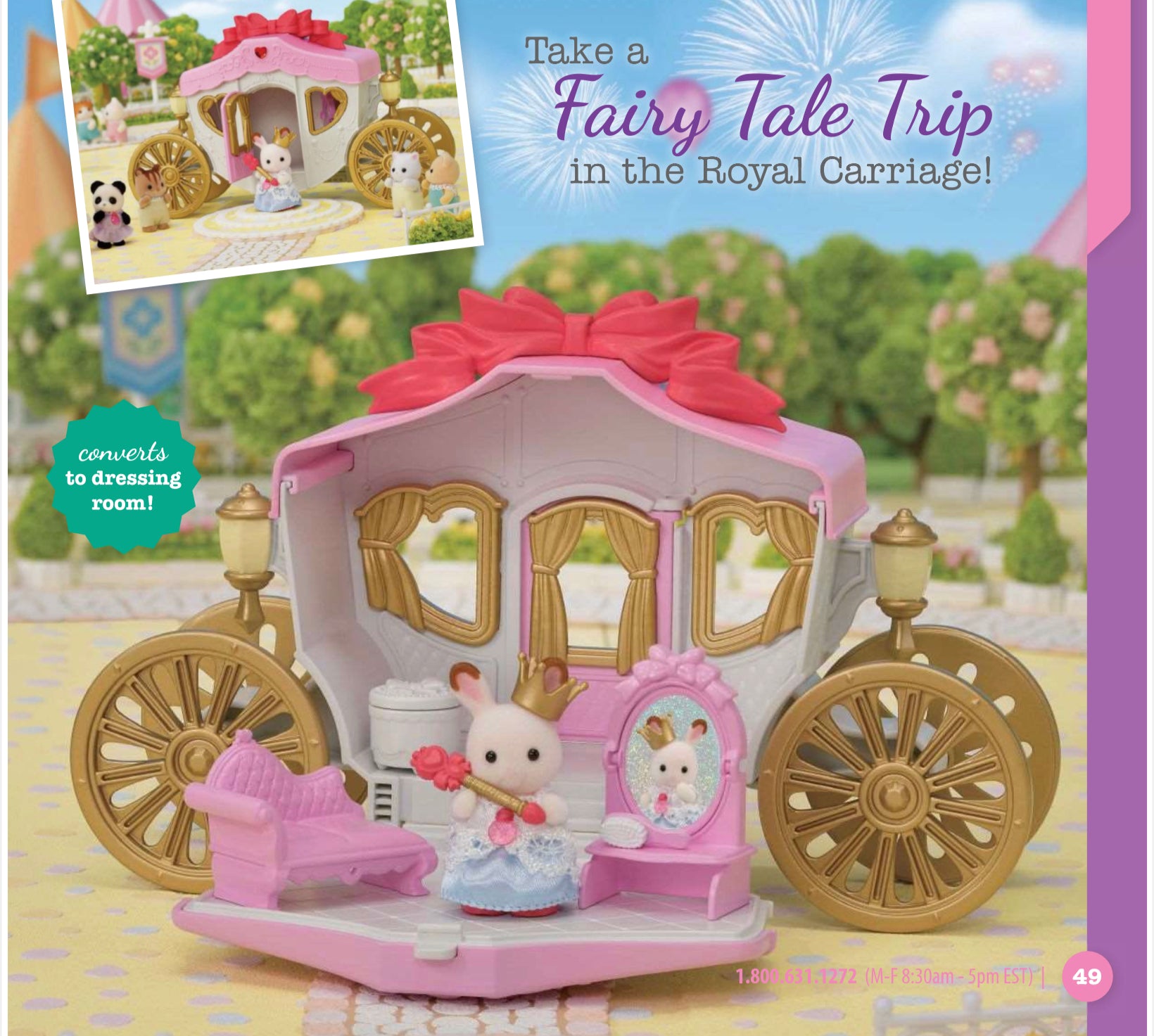 Calico Critters Royal Carriage Set - Einstein's Attic