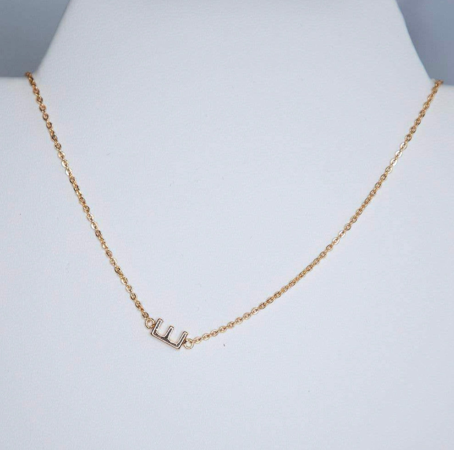 Lauren Lane Mini Letter Necklaces - Einstein's Attic