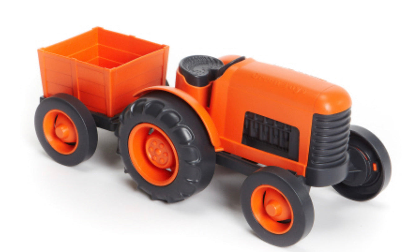 Green Toys Tractor - Orange - Einstein's Attic