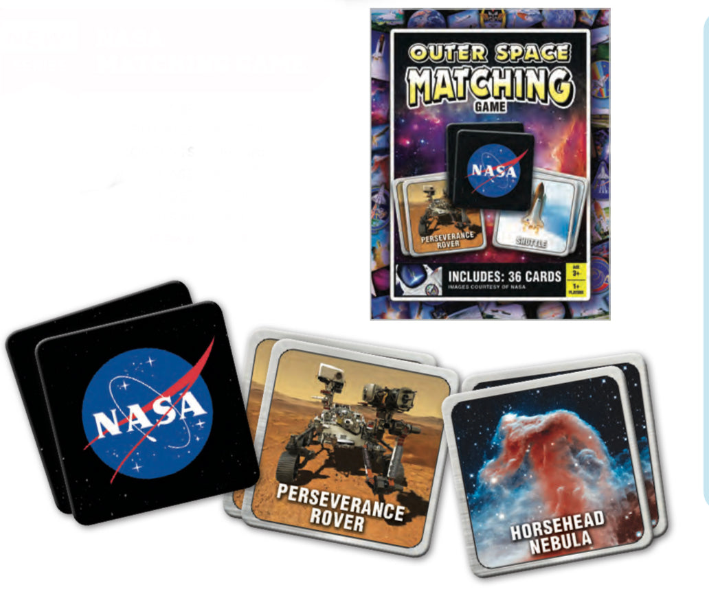 Outer Space NASA MATCHING GAME - Einstein's Attic