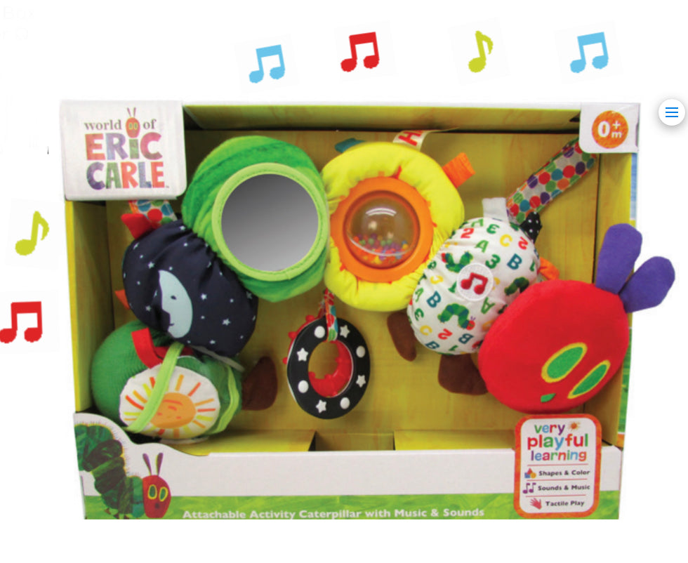 The World of Eric Carle™ The Very Hungry Caterpillar™ Attachable Activity Caterpillar - Einstein's Attic