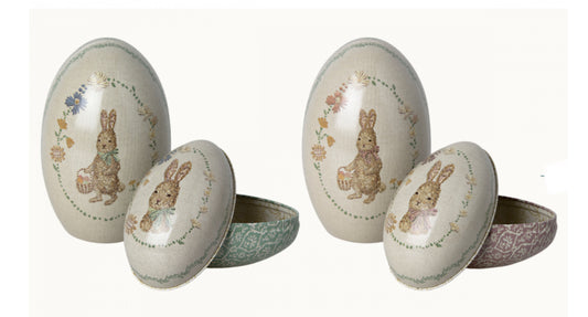 Easter egg set, Metal