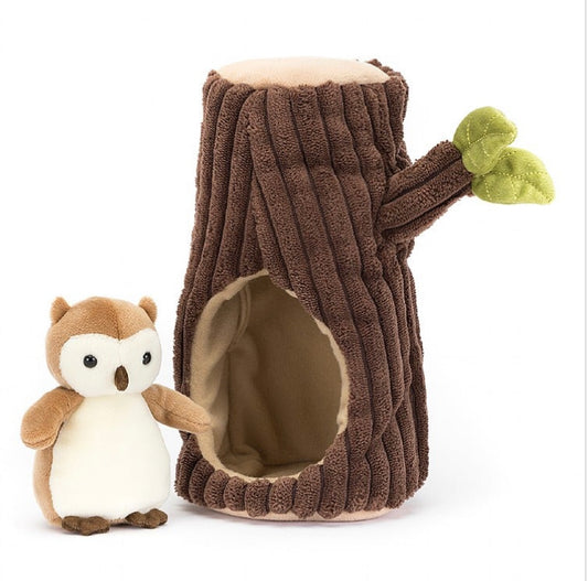 Forest Fauna Owl Plush Toy