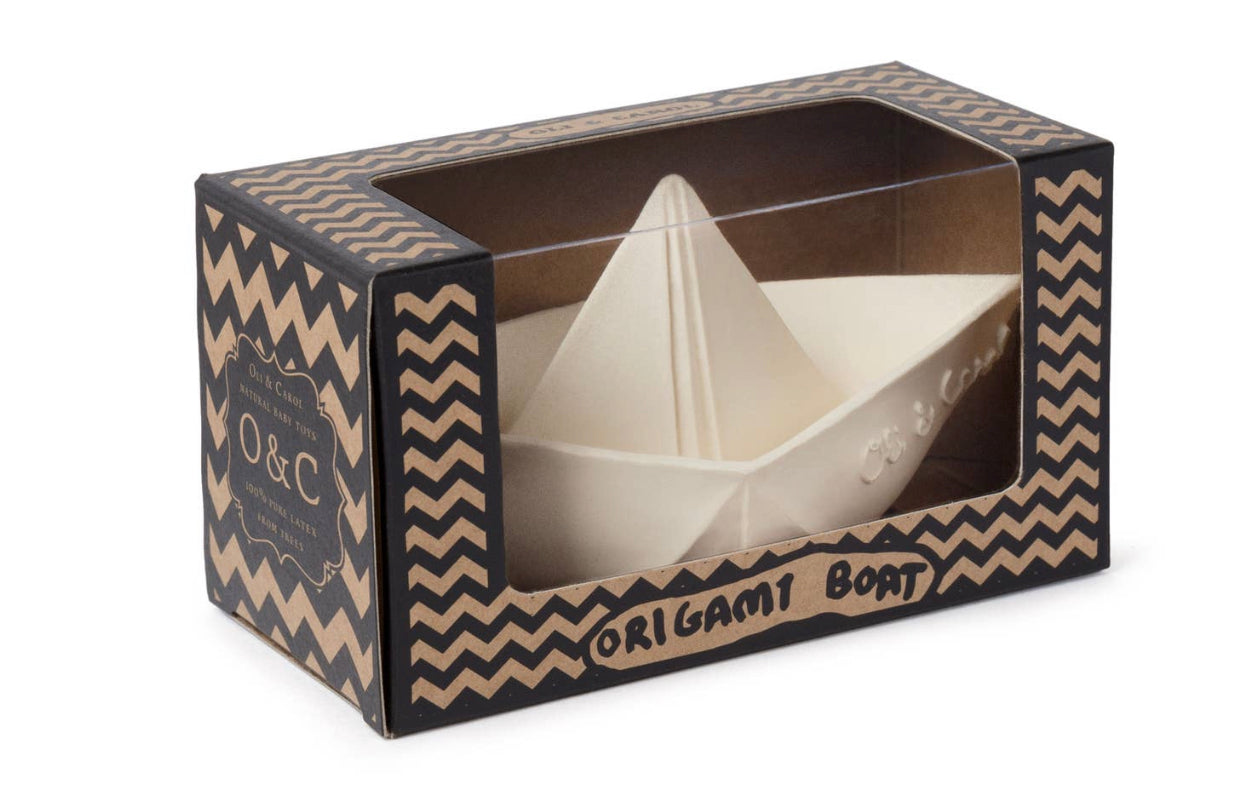 Origami Boat, Bath Toy & Teether - Einstein's Attic