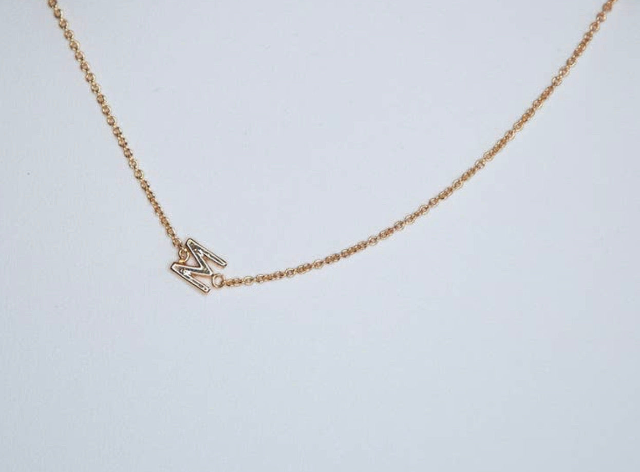 Lauren Lane Mini Letter Necklaces - Einstein's Attic