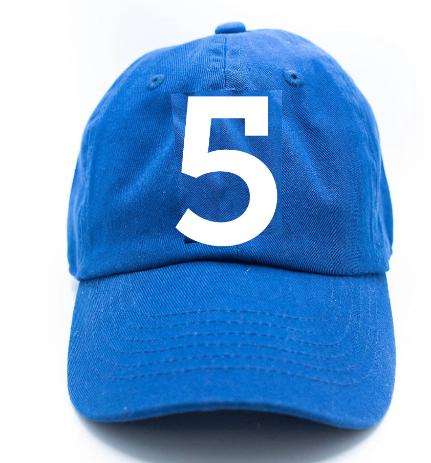 5 Number Baseball Hat - Einstein's Attic