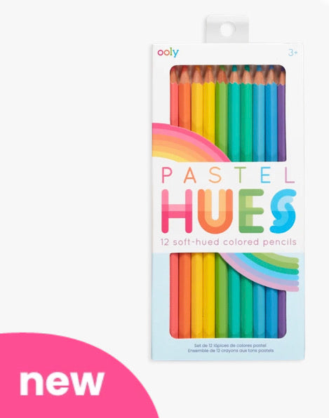 Pastel Hues Colored Pencils - set of 24 - Einstein's Attic