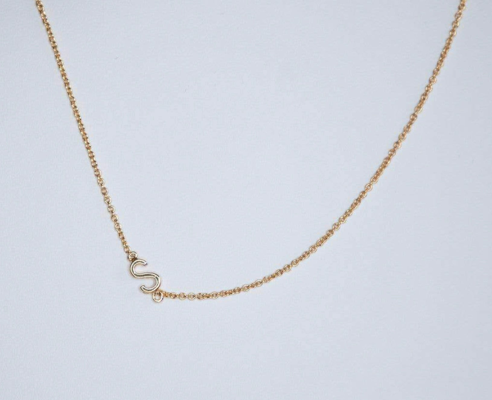 Lauren Lane Mini Letter Necklaces - Einstein's Attic