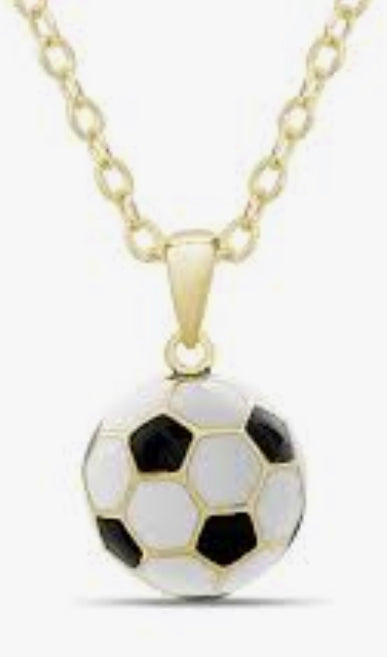 3D Soccer Ball Necklace - Einstein's Attic