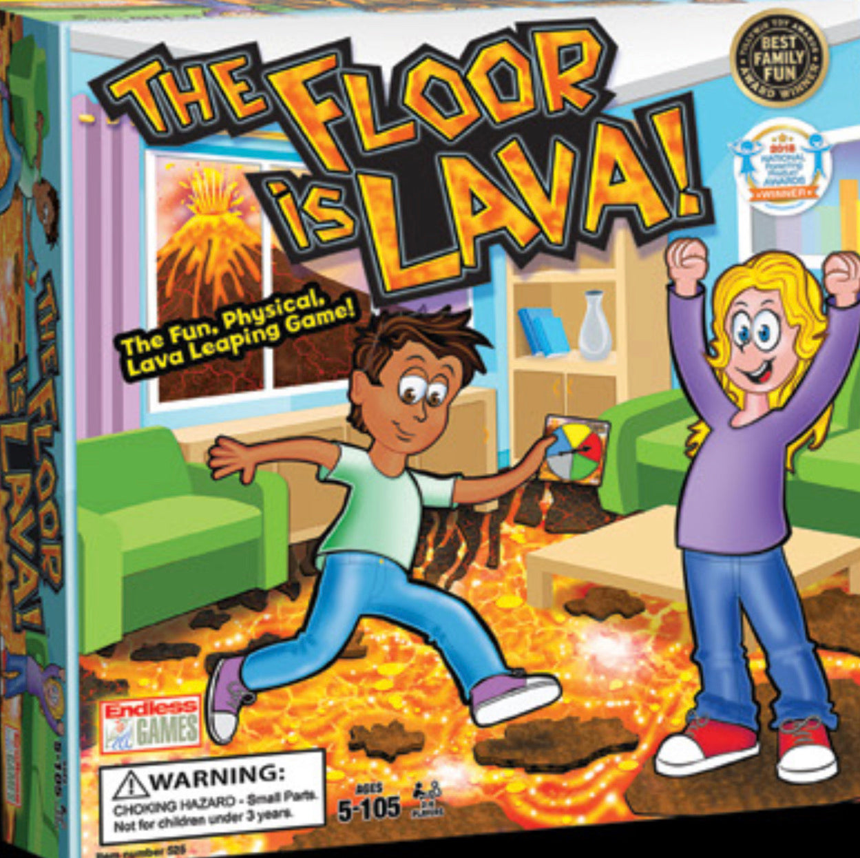 The Floor is LAVA GAME - Einstein's Attic