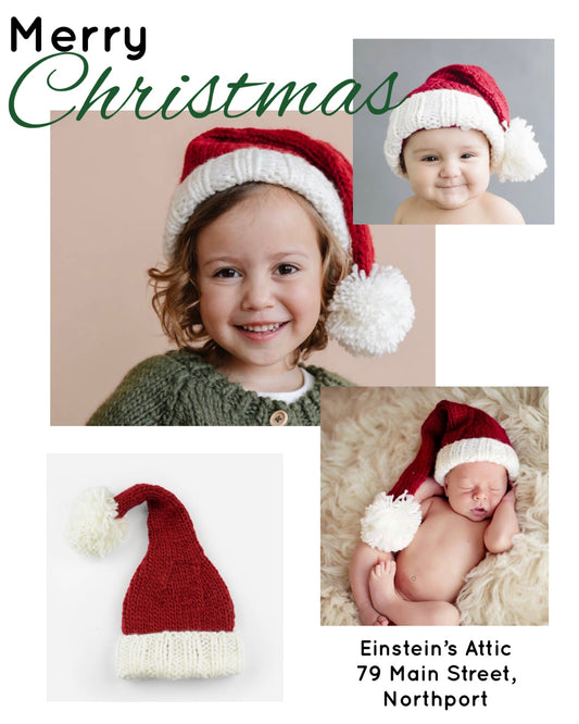 Santa Knit Hats BABY- ADULTo