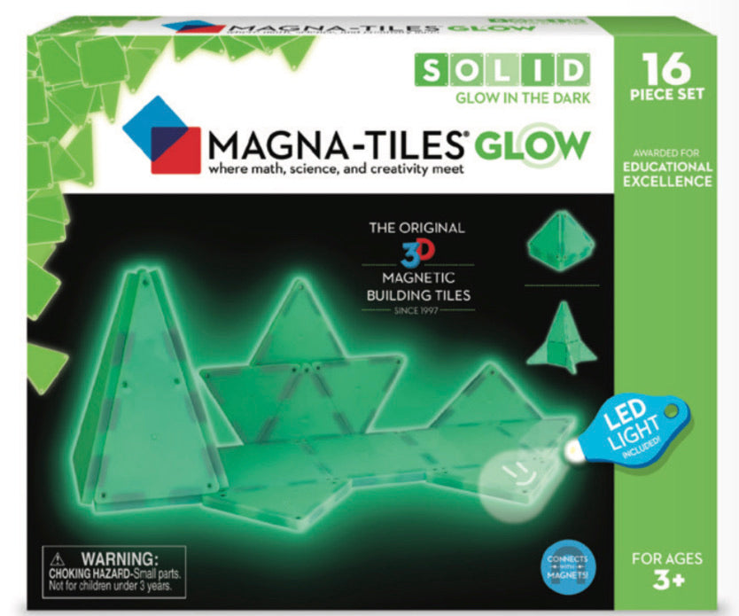 Magna-Tiles Glow 16 Pieces - Einstein's Attic