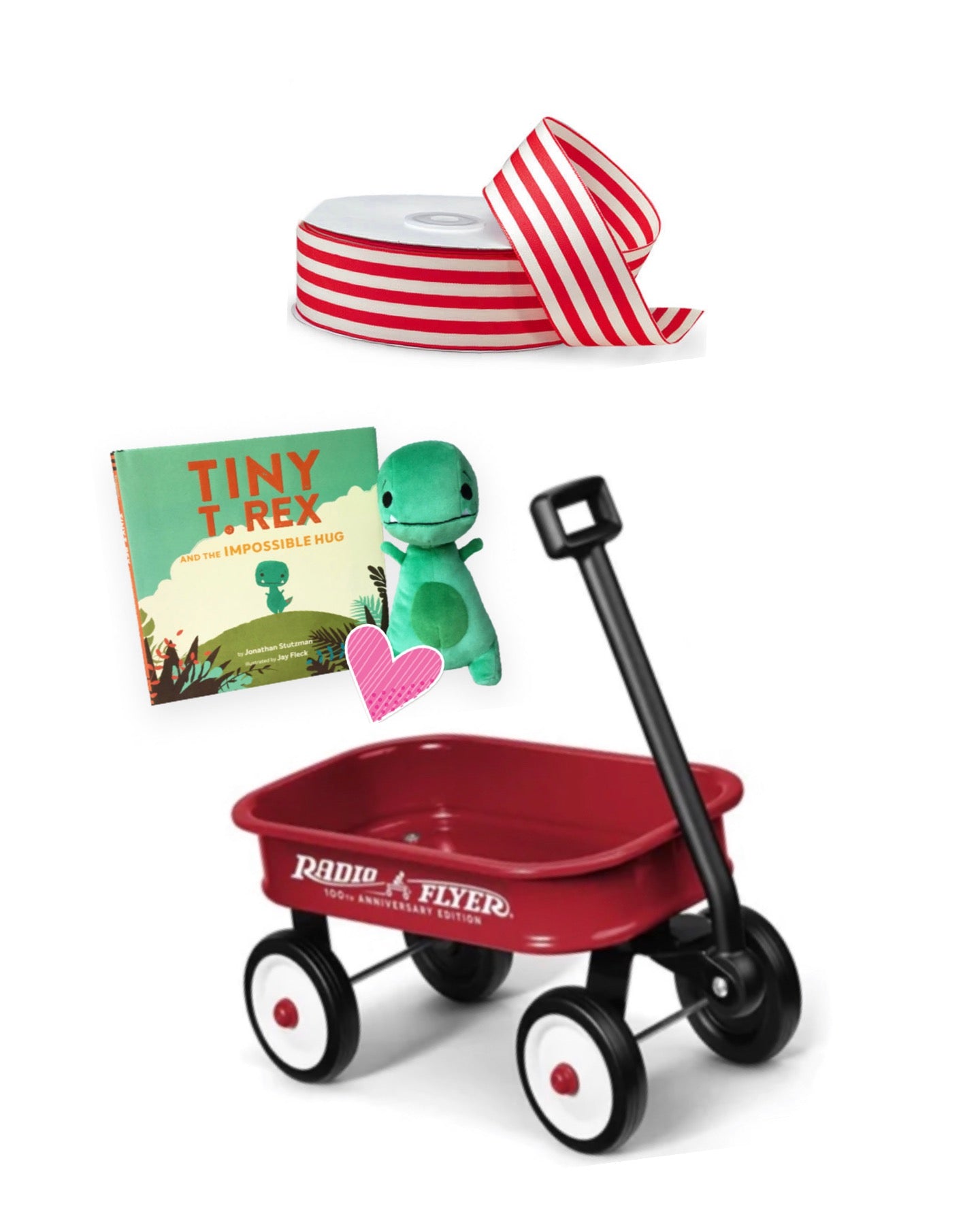 Tiny T. Rex Doll with hardcover book Gift Set