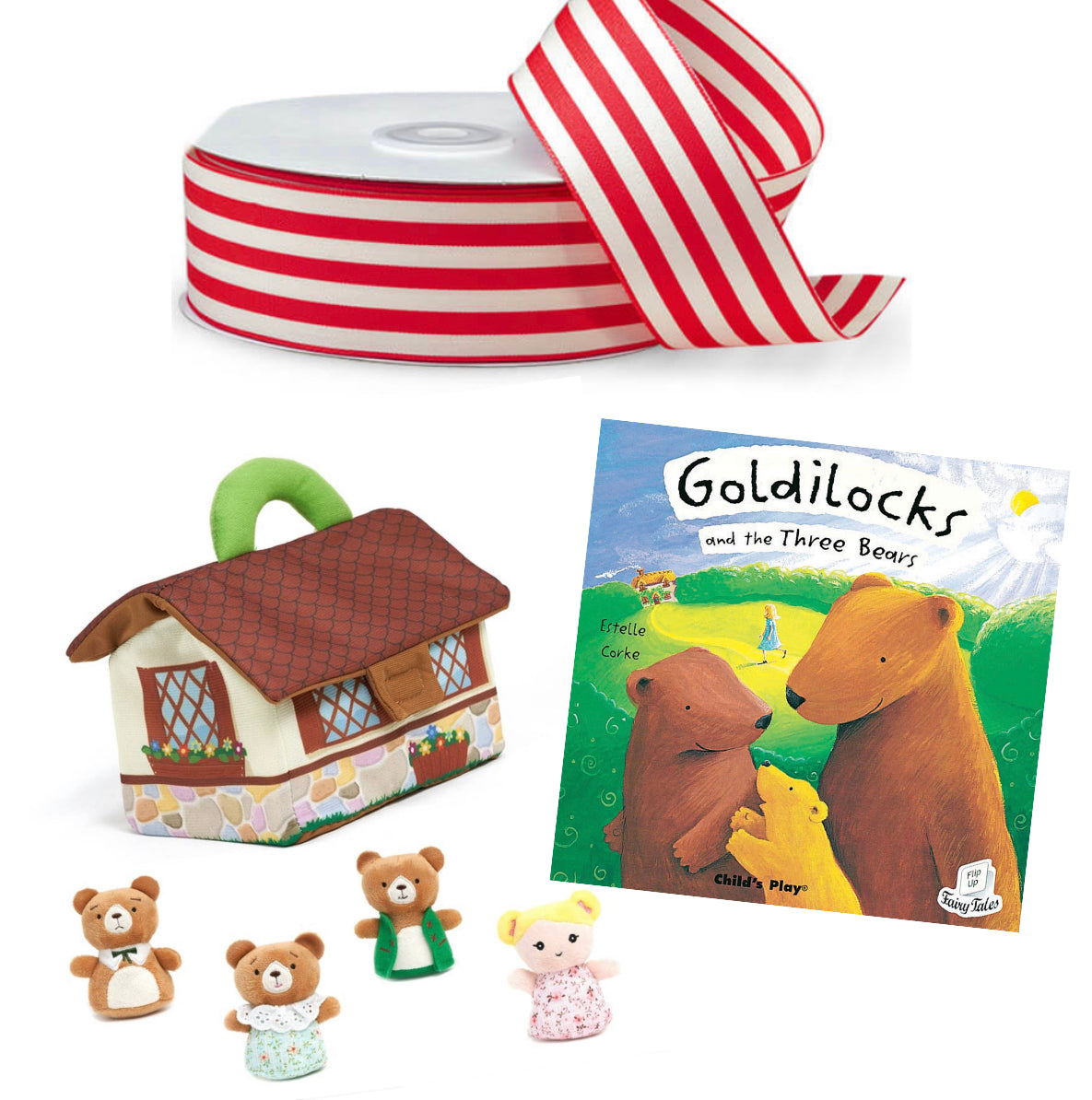 Goldilocks Storytime Playset (Cute Kids Plush Toy)