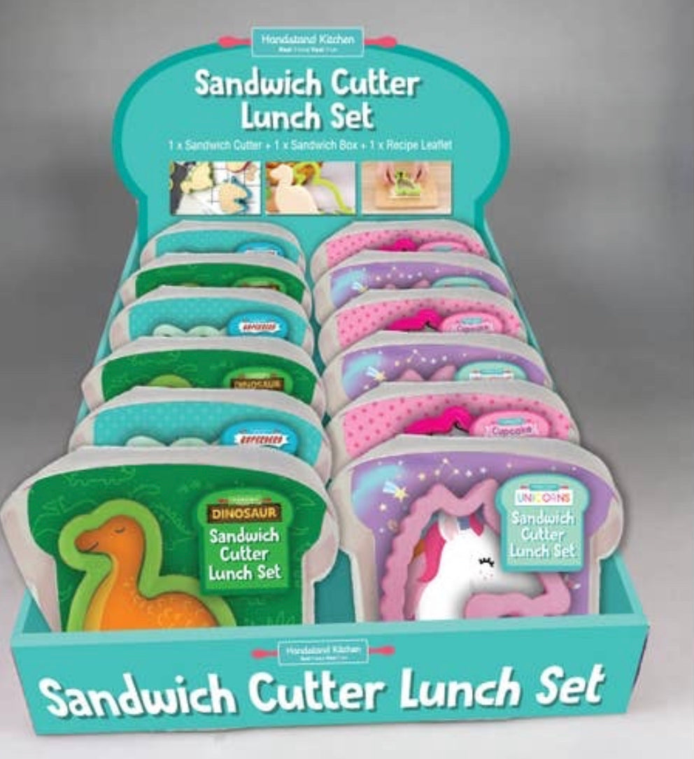 Sandwich Cutter Lunch Set Assorted PDQ Display - Einstein's Attic