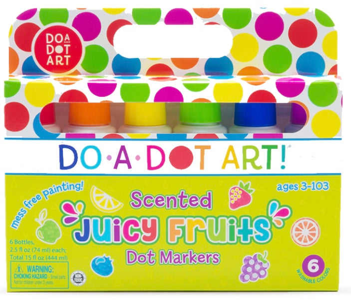 Ultimate Stationery Dot Markers | Bingo Daubers | Washable 6 Colors Dot Markers for Toddlers and Kids Dot Art. Toddler Arts and Crafts