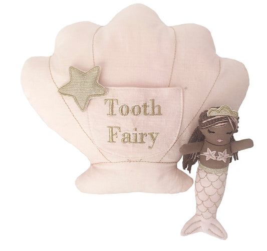 Tooth Fairy Pillow PINK MERMAID