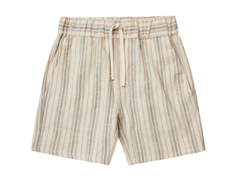 12-18m Rylee + Cru BERMUDA SHORT || RUSTIC STRIPE HUNTINGTON LOCATION