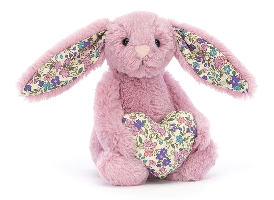 Blossom Heart Tulip Bunny Plush Toy