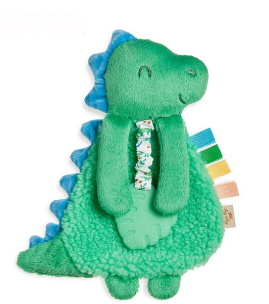 Lovey Plush with Silicone Teether Toy Dinosaur - Einstein's Attic