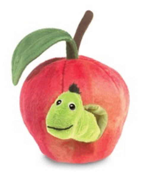 Finger Puppet - Worm in Apple - Einstein's Attic