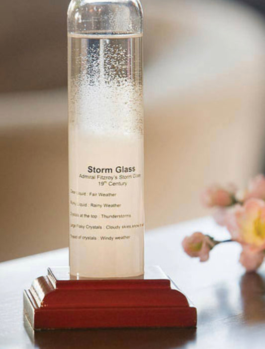 Science- Admiral Fitzroy Historic Storm Glass Weather Instrument - Einstein's Attic