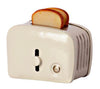 Maileg MINIATURE TOASTER & BREAD - OFF WHITE - Einstein's Attic