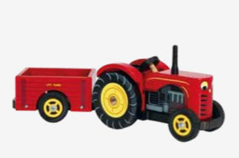 Red Barn or Tractor - Einstein's Attic