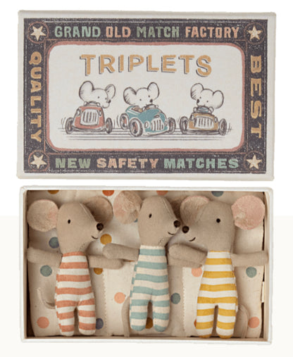 Maileg- Triplets in a Box - Einstein's Attic