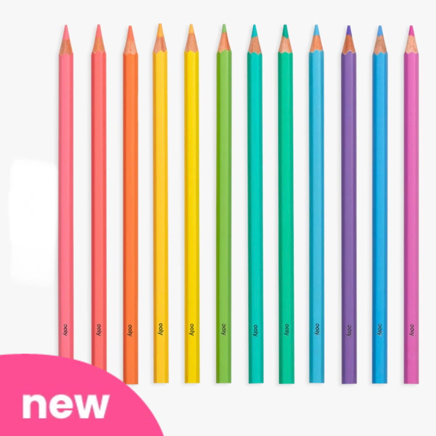 Pastel Hues Colored Pencils - set of 24 - Einstein's Attic