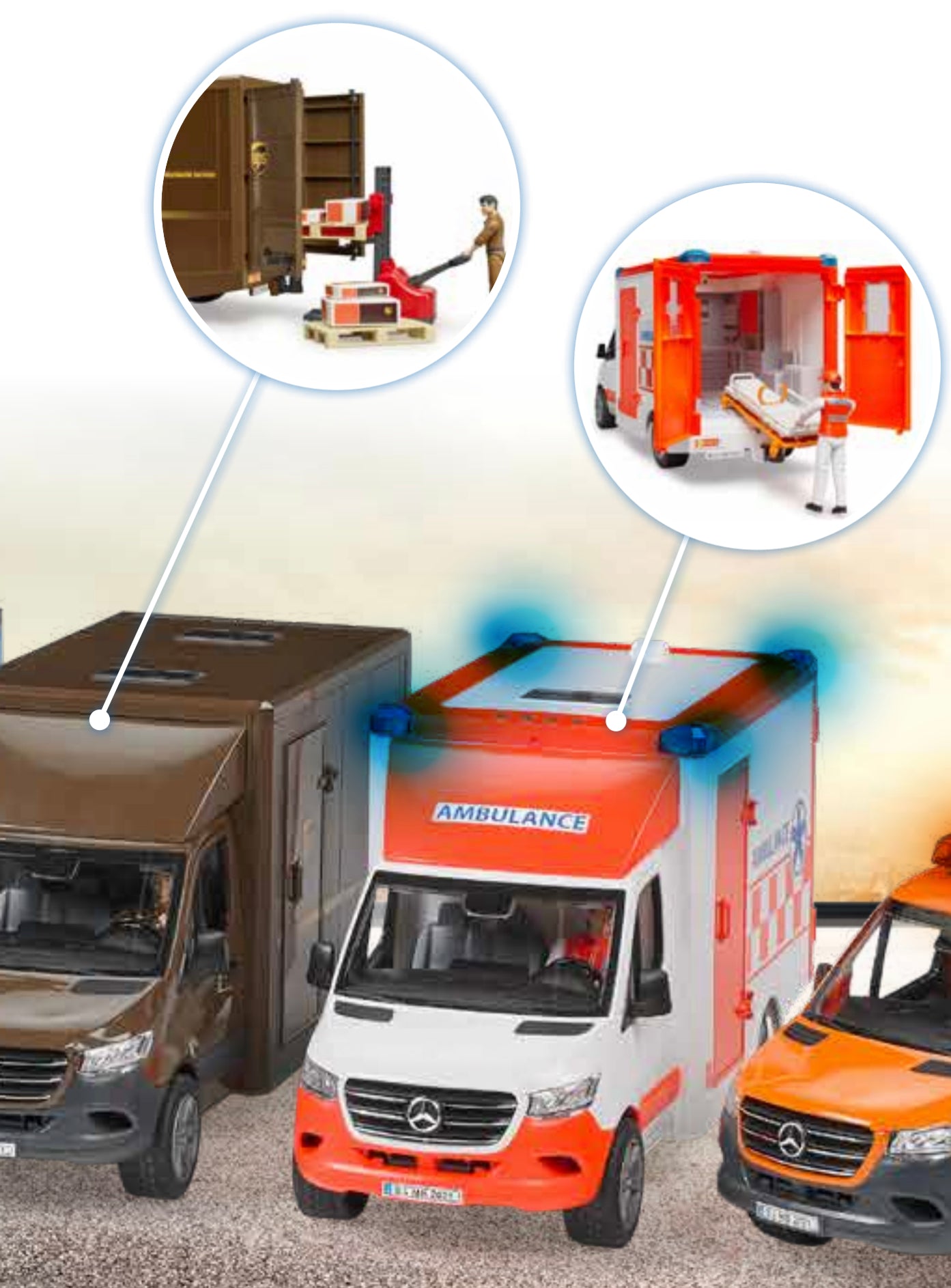 Bruder  UPS w/driver and accessories - Einstein's Attic