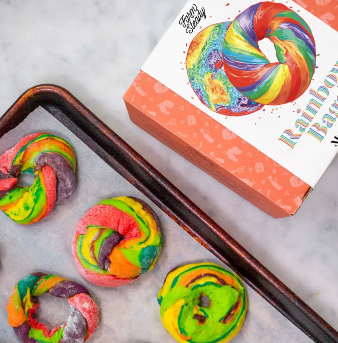 Rainbow Bagel Making Kit - Einstein's Attic