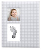 Baby Gingham Babybook with Print and Ink Pad - Einstein's Attic