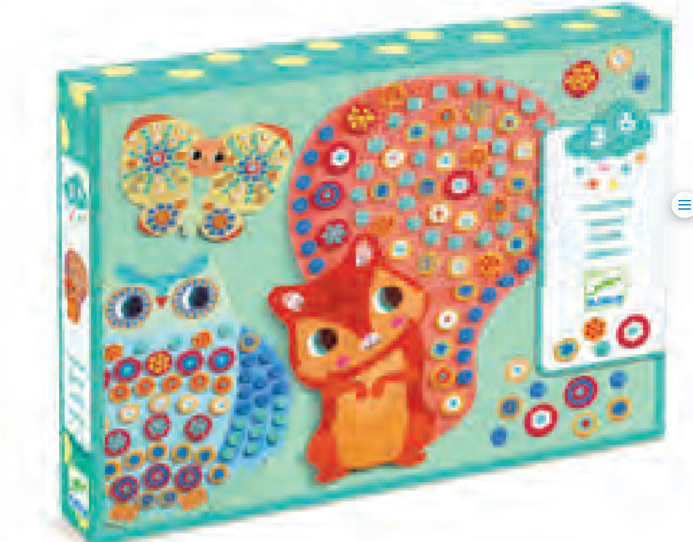 Le Petite Artist -Sticker Mosaic Collage- ages 3-6 - Einstein's Attic