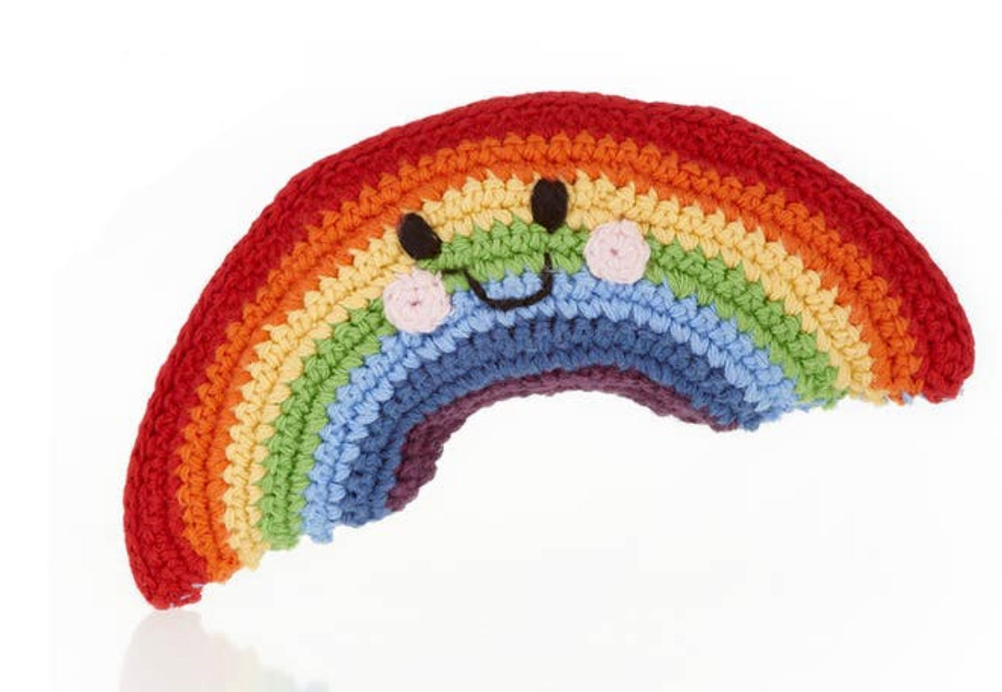 Friendly Rainbow Rattle