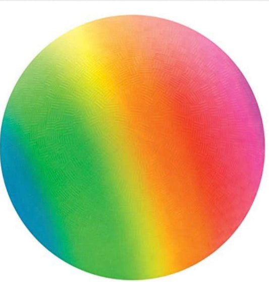 Rainbow Playground Ball  13”