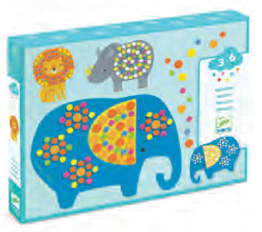Le Petite Artist -Sticker Mosaic Collage- ages 3-6 - Einstein's Attic