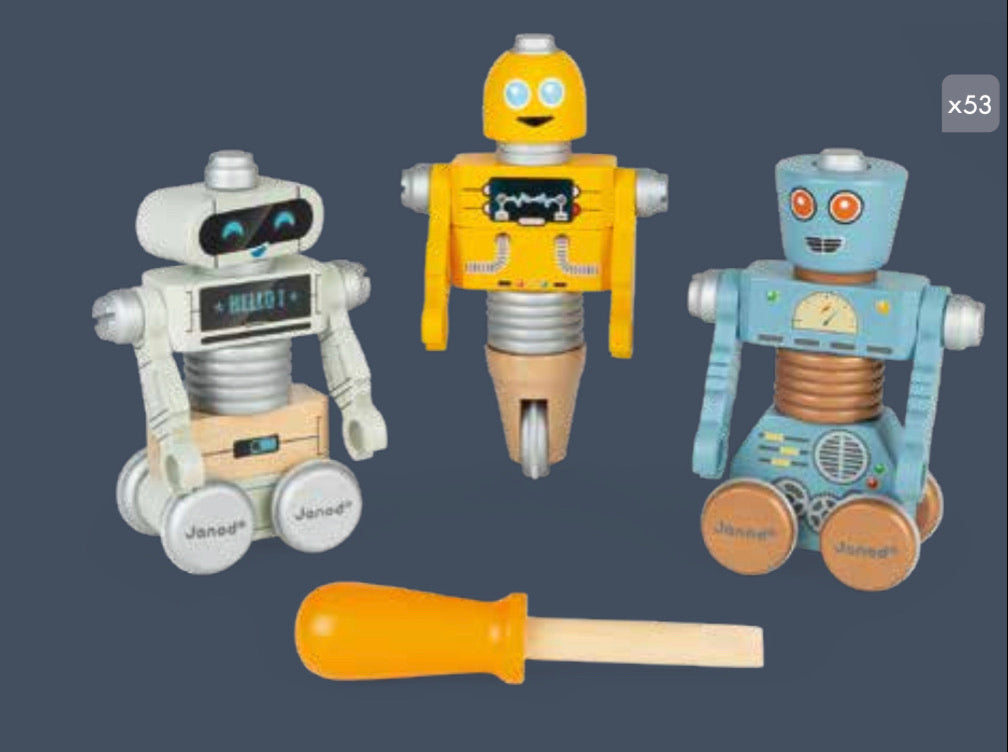 Toddler BRICO'KIDS DIY Build your own ROBOTS - Einstein's Attic