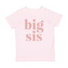 Big Sis Short Sleeve T Shirt Light Pink